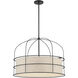 Gateway Park 6 Light 26 inch Coal Pendant Ceiling Light